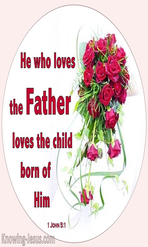 1 John 5:1 A Child Of God (red)